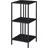 [en.casa] Kumlinge Standregal 80 x 35 x 35 cm Schwarz