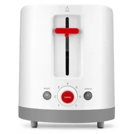 Ufesa TT7385 Toaster Grau/Rot/Weiß