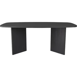 Selsey Piano 190 x 74,5 x 100 cm Esche Schwarzgrau