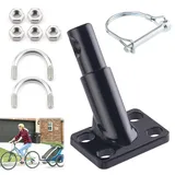 Fahrradanhänger Kupplung, Fahrrad Anhängerkupplung mit Sicherungsstift, Fahrrad Anhänger Koppler, Fahrradanhänger Kupplungen, Anhängerkupplung Fahrradhänger, für Hundeanhänger Anhänger Kinderanhänger