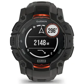 Garmin Instinct 3 Solar 50 mm Schwarz / Kohle