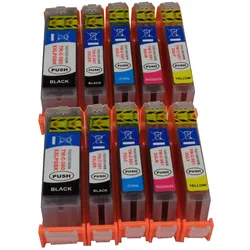 10x Tintenpatronen kompatibel f. Canon Pixma TS-6240 ersetzt Canon PGI-580 und CLI-581 Tintenpatronen