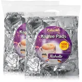 Cafeclub Kaffeepads Ristretto Supercreme Megabeutel 100 Stück (2er Pack)