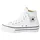 Converse Chuck Taylor All Star EVA Lift Leather Plateau-Sneaker Damen Schwarz/Weiß 32