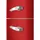 Smeg FAB32LRD6 Kühl-Gefrierkombination (331 l, 1968 mm hoch, Rot)