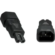 EFB-Elektronik EFB Elektronik GmbH Netzadapter IEC C14 - IEC C7, Kaltgerätestecker - Euro 8 Buchse EB5152
