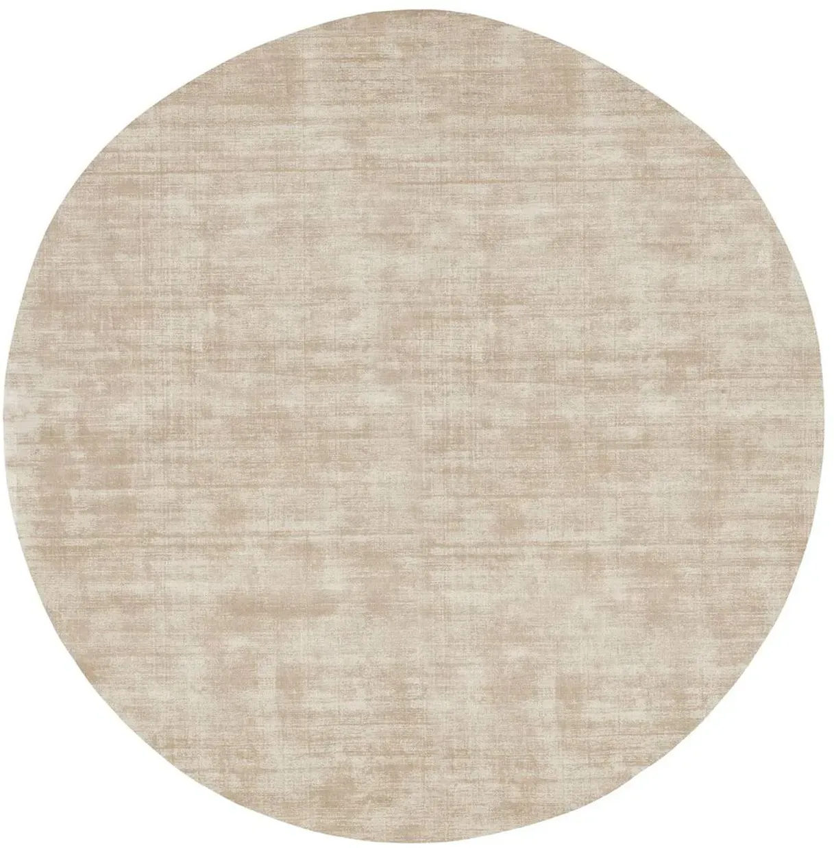 Teppich La Belle aus Viskose, rundes Design, moderner Stil, beige, Ø 200 cm