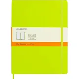 Moleskine Notizbuch liniert XL 19 x 25 cm Zitronengrün