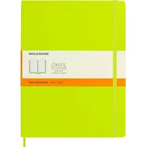 Moleskine Notizbuch liniert XL 19 x 25 cm Zitronengrün