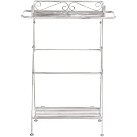 Beliani Beistelltisch Ancud Metall Weiß