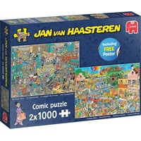 JUMBO Spiele Jan van Haasteren & Holiday Jitters (2x1000)