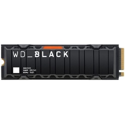WD_Black SN850X NVMe with Heatsink interne Gaming-SSD (2 TB) 7300 MB/S Lesegeschwindigkeit, 6600 MB/S Schreibgeschwindigkeit, PCI Express 4.0 schwarz 2 TB