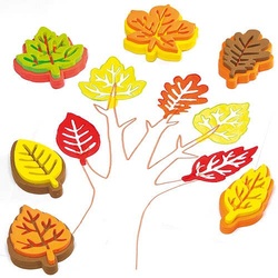 Blätter-Stempel (10er Pack) Bastelmaterial
