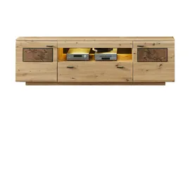 Uno Madera II TV-Lowboard 190x59x47 mehrfarbig Metall/Holzwerkstoff