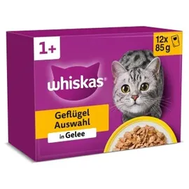 Whiskas Geflügel Auswahl in Gelee 12 x 85 g