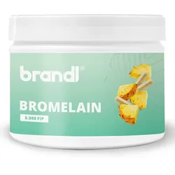 Brandl Nutrition Bromelain | Enzyme aus der Ananas Vitamine 60 ct Schwarz 