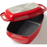 STONELINE XXL Bräter 43 x 26 cm rot