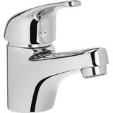 BADLAND Waschtischarmatur Wasserhahn Kleine PEREA Mischbatterie für Badezimmer in Silber