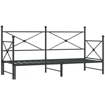 vidaXL Tagesbett 90 x 200 cm Schwarz