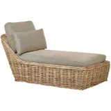 Beliani Sonnenliege 200 x 77 x 88 cm Beige