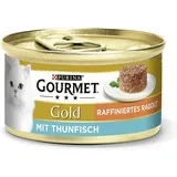 PURINA GOURMET GOLD KATZENFUTTER KATZEN NASS FUTTER THUNFISCH 24x85g