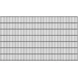 FA-Bausysteme Doppelstabmattenzaun 250 x 143 cm Anthrazit