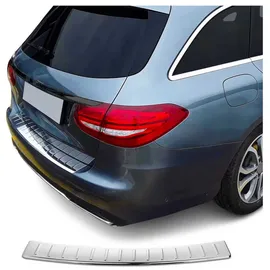 Omac Ladekantenschutz Stoßstangenschutz für Mercedes C Klasse S205 2014-2021 – Edelstahl Chrom