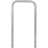 Baumarktplus Fahrradanlehnbügel 115x58 cm Stahl feuerverzinkt Ø 48 mm zum Einbetonieren Fahrradparker in grau