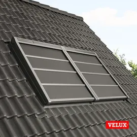 VELUX Markise Verdunkelung SSS UK08 0000S Aluminium Dunkelgrau