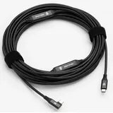 cobratether COBRAUNION USB-C an USB-C 90° 10m schwarz
