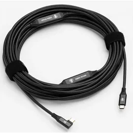 cobratether COBRAUNION USB-C an USB-C 90° 10m schwarz