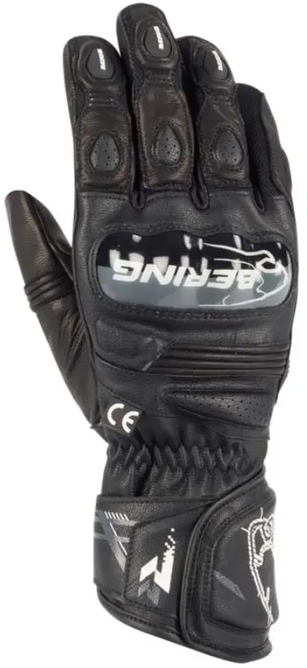Bering Snap Handschuhe - Black / White - S