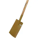 Sonneck Sonneck, Gartenspaten Gold mit Tritt und T-Stiel Größe 280 x 180 mm