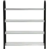 Eosnow Plastik Aluminium Metall Stehschuh Diy Schuhe Aufbewahrungsregal Home Organizer 4 Ebenen