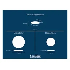 CreaTable Fiore Tafelservice 12-tlg. mehrfarbig