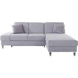 sit&more Ecksofa »Clio L-Form« wahlweise mit Bettfunktion oder Vorziehsitz und Bettkasten, Federkern