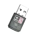 C23 USB WLAN Adapter 600Mbps – Dualband WiFi Stick 2.4GHz & 5GHz – Mini Wireless Netzwerkadapter für PC Laptop – Kompatibel mit Windows Linux macOS – USB 2.0 Plug and Play