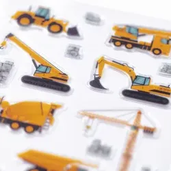 HERMA Sticker Baustellen Fahrzeuge 15493