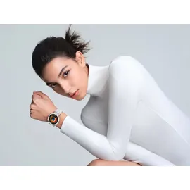 Huawei Watch GT 5 Pro 42 mm Weiß Fluorelastomer-Armband