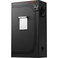 Spider Farmer Growzelt 90x50x160cm, Indoor Grow Tent, Kultivation Zelt, hergestellt aus hochreflektierendem Mylar mit Beobachtungsfenster und abnehmbarem Boden Tablett, für SF1000/SF1000D