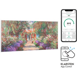 Klarstein Wonderwall Air Art Smart Infrarotheizung Gartenweg 120 x 60 cm