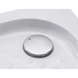 WELLTIME Eckduschwanne WELLTIME "Trento", weiß, B:90cm H:15cm T:90cm, Duschwannen
