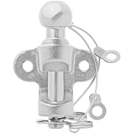 PRO PLUS Anhängerkupplung Silber zweifach Ausführung max. 3,5t D-Wert 17,2kN