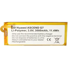 AccuCell Akku passend für den Huawei HB3748B8EBC Akku Ascend G620, Ascend G7, C199
