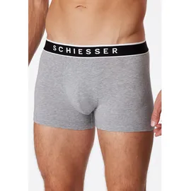 SCHIESSER Boxershorts 95/5 grau XL 3er Pack