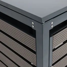 MCW Mülltonnenverkleidung K14 140 x 119 x 102 cm grau