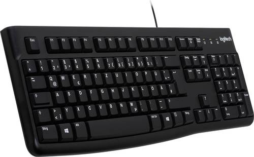 Logitech Keyboard K120 Business USB Tastatur Deutsch, QWERTZ Schwarz