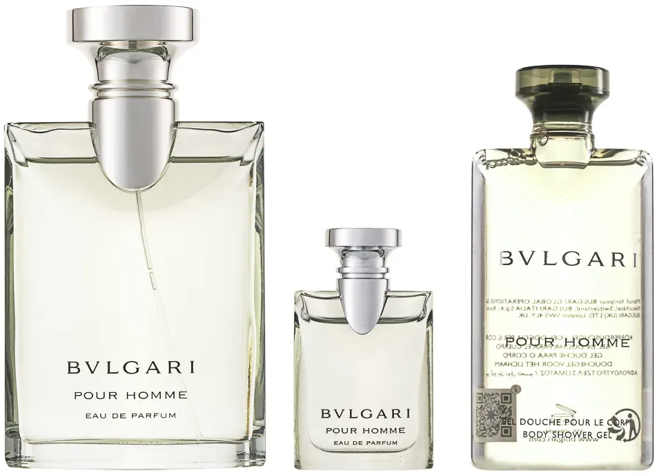 Bvlgari Pour Homme Eau de Parfum Set 100 ml + 5 ml + 75 ml Duschgel