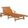 vidaXL 200 x 68 x 30/62/77/85 cm Braun