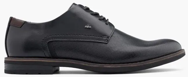 AM SHOE  Businessschuh Schwarz, Herren, Größe: 43, Material: PU/Textil - AM SHOE  Businessschuh Schwarz, Herren, Größe: 43, Material: PU/Textil - man - Schwarz